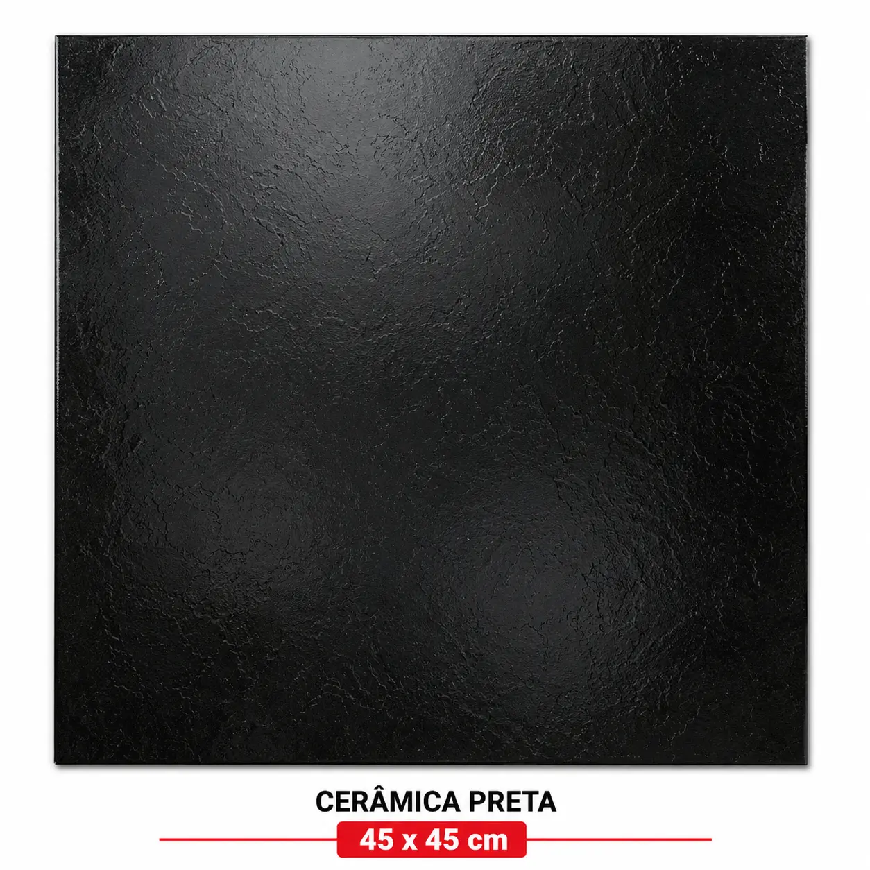 Cerâmica Preta 45x45