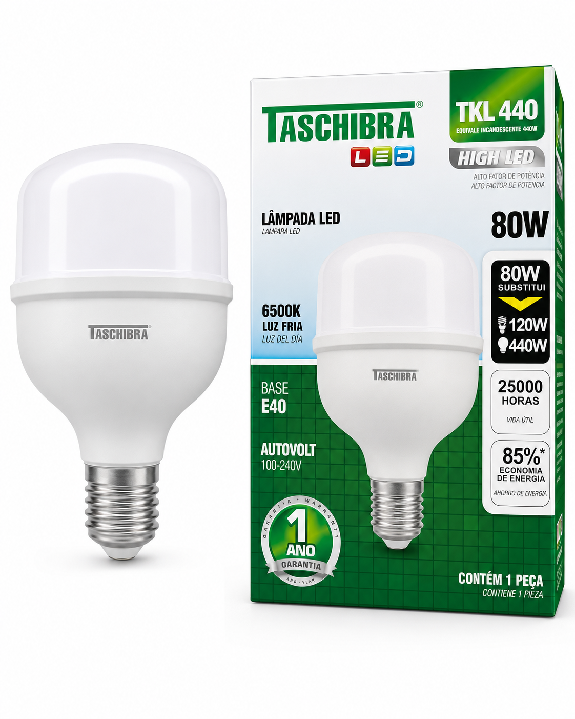 Lâmpada LED Taschibra TKL 440 High LED 80W