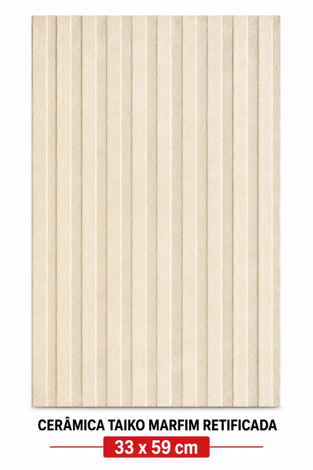 Cerâmica Taiko Marfim Retificada 33x59