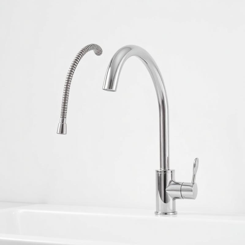 Torneira Cozinha Gourmet de Bancada Flexível Monocomando