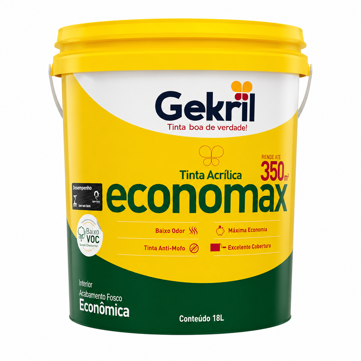 Tinta Acrílica Gekril Economax